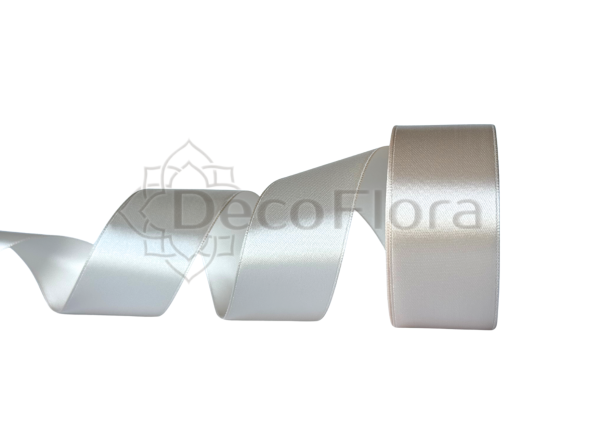 Лента атласная 4cm*25ярд - 172 - бежевая 